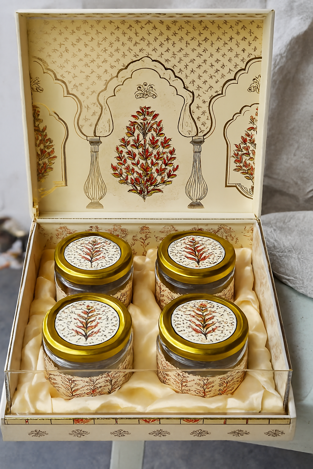 Royal Floral Spice Jar Gift Box