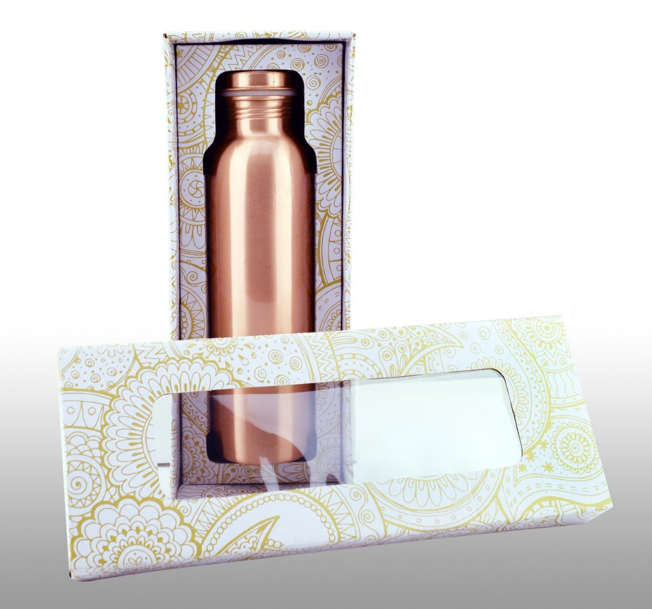 Copper Luxe Hydration Bottle – Mandala Edition