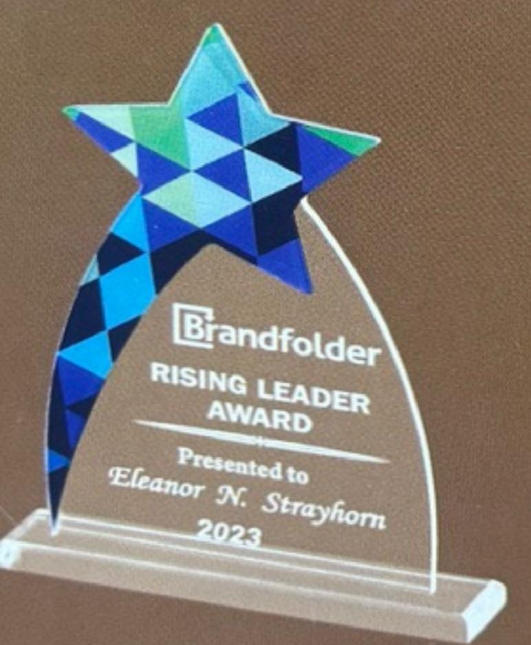 Brandfolder Rising Leader Crystal Star Award