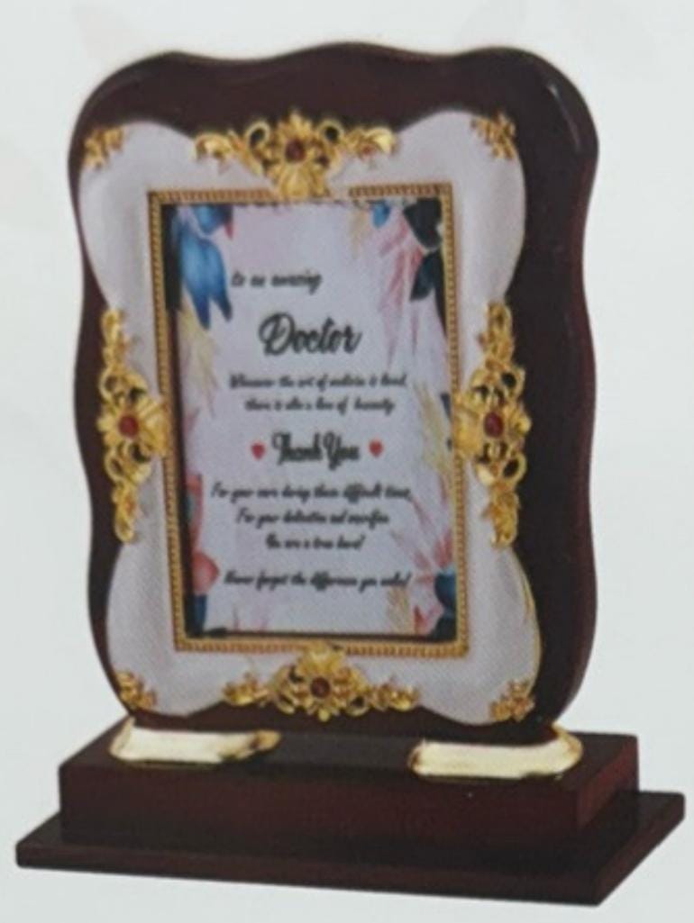 Heroic Doctor Appreciation Plaque